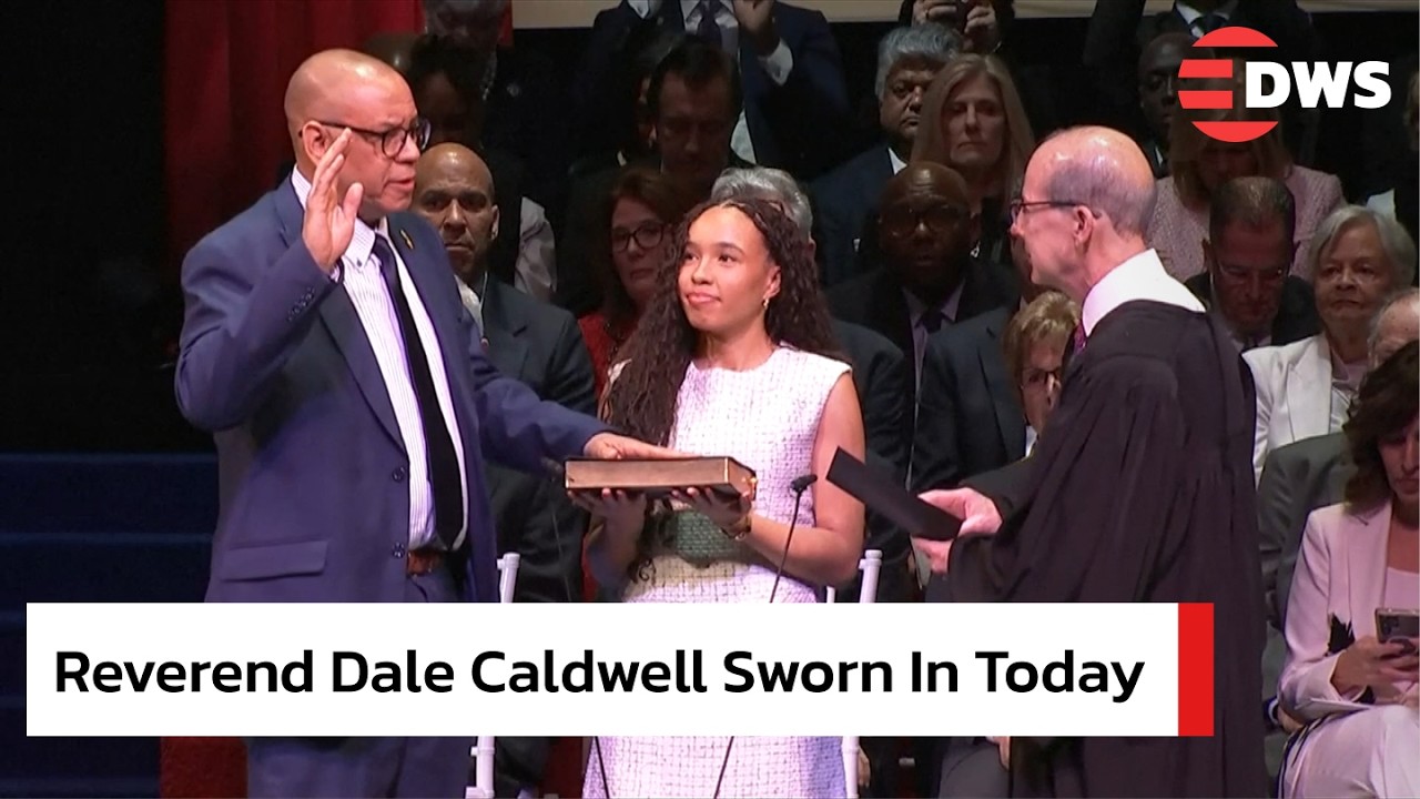 WATCH NOW: Reverend Dale Caldwell Takes Oath as NJ Lieutenant Governor Historic Ceremony | AC14