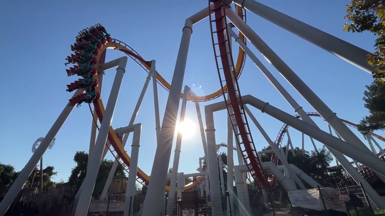 Knotts Berry Farm Silver Bullet Off-Ride Footage (No Copyright)