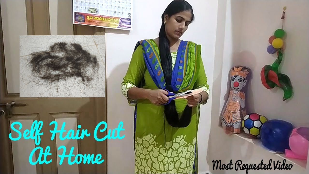 జుట్టుని సమానంగా కట్ చేసుకోవటం ఎలా I Self Hair Cut at Home I Telugu Ammayi (తెలుగమ్మాయి)