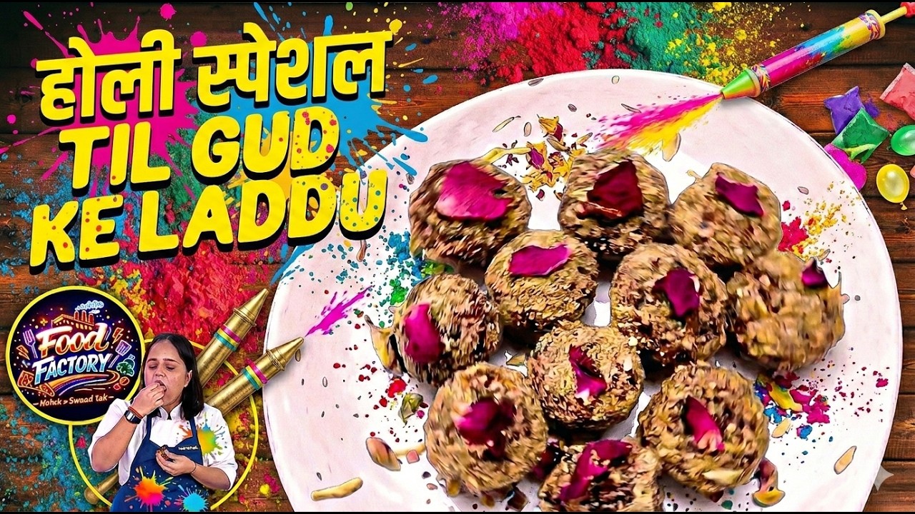Til Gud Ke Laddu | Holi Special Healthy Sweet | No Sugar  | Traditional Indian Festive Recipe!!