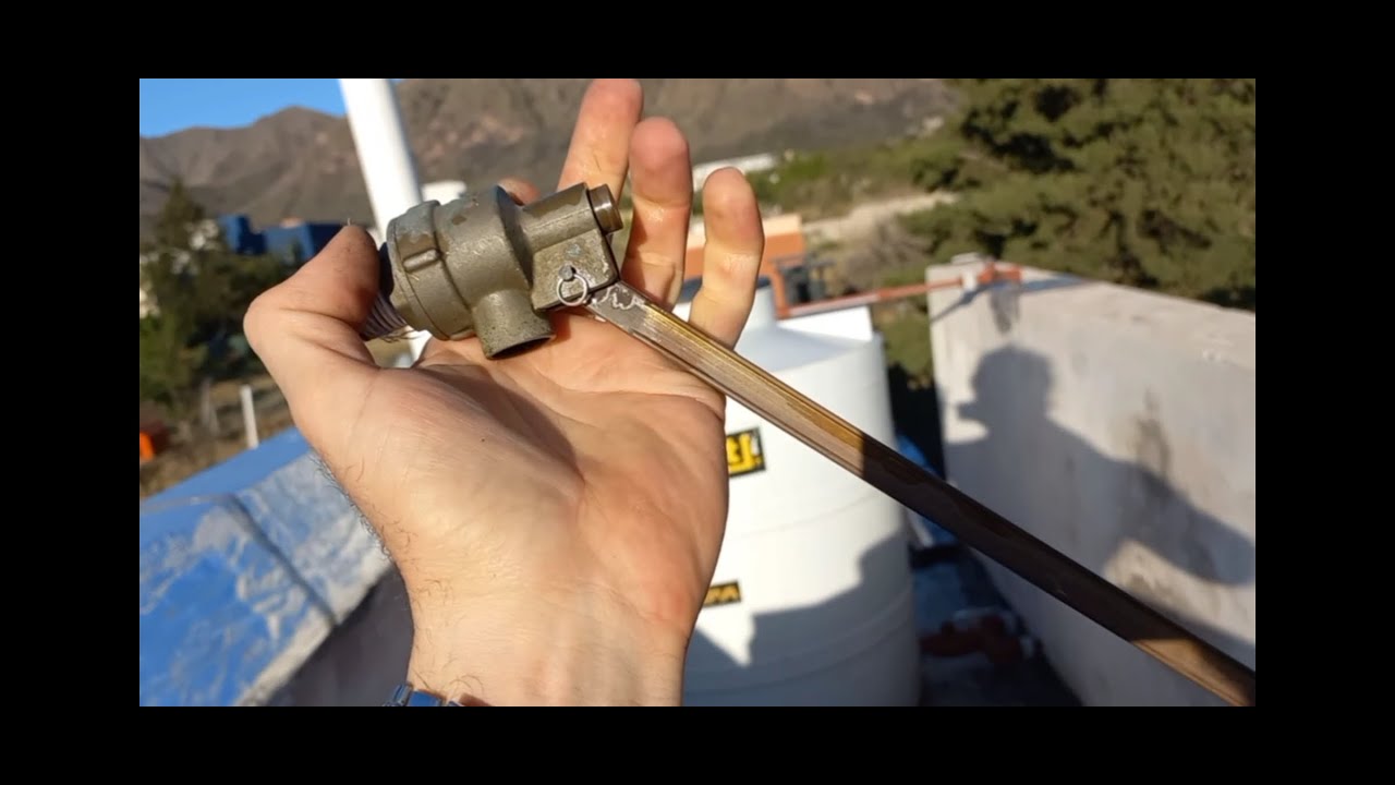 COMO REPARAR ARREGLAR EL FLOTANTE DEL TANQUE DE AGUA O TINACO