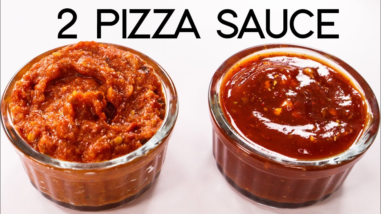 2 Types of Pizza Sauce Recipe in Easy Indian Style - CookingShooking