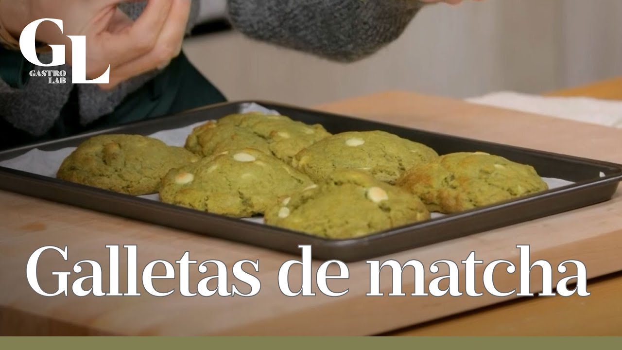¡Galletas de matcha! Receta de Paulina Abascal