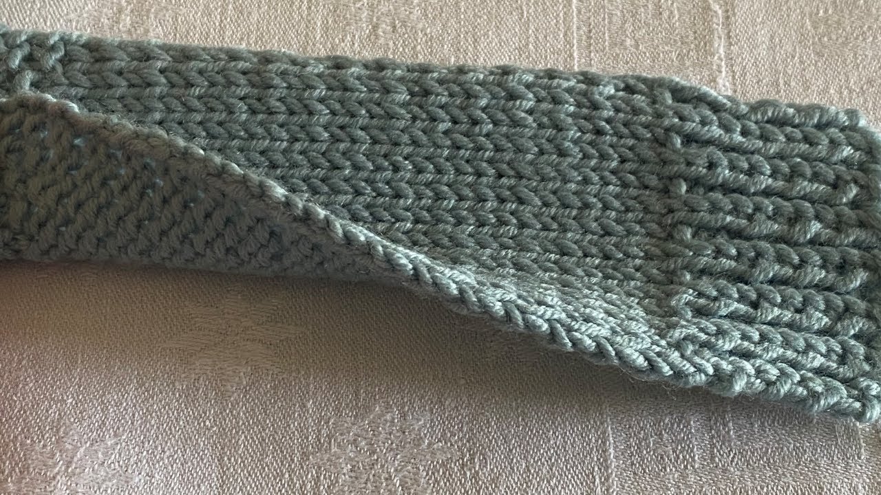 Nahtrand stricken / glatt rechts