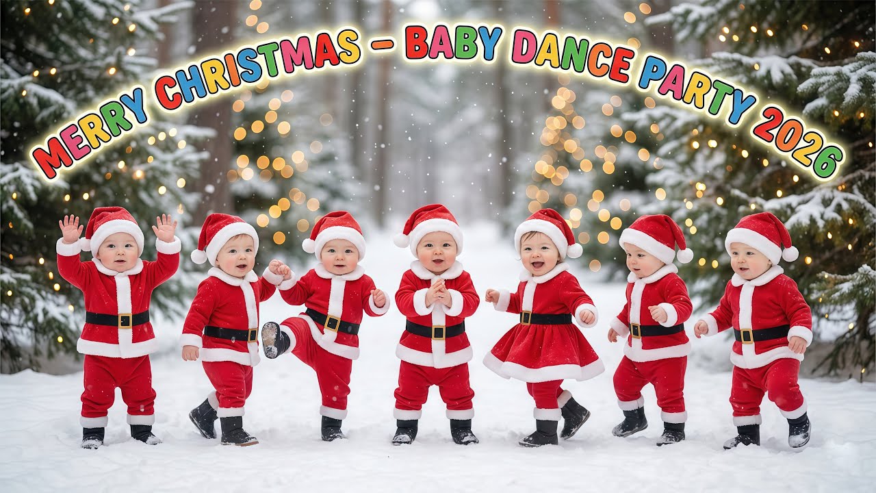 Baby Dance Christmas Song 2026 | Jingle Bells & Holiday Cheer | Smiley Songs