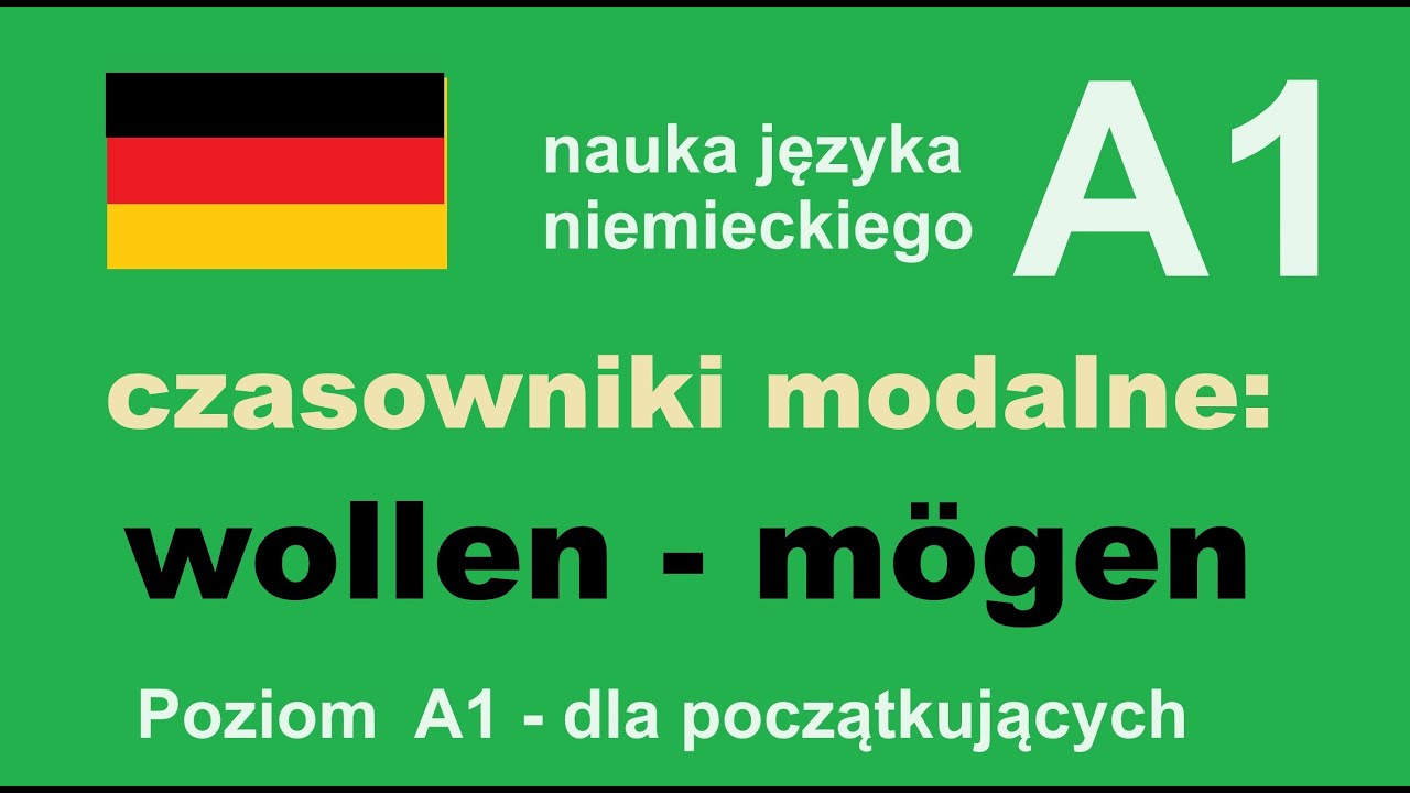 Czasowniki modalne - część 3