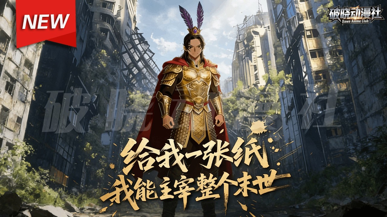 MULTISUB📢新番上线《给我一张纸，我能主宰整个末世》第1~80集丨庄默是个半吊子木系异能，只能控制植物纤维，特长是折纸，电锯、呼吸面甲、立体机动装甲、载人飞行器、全是纸折的！#破晓动漫社