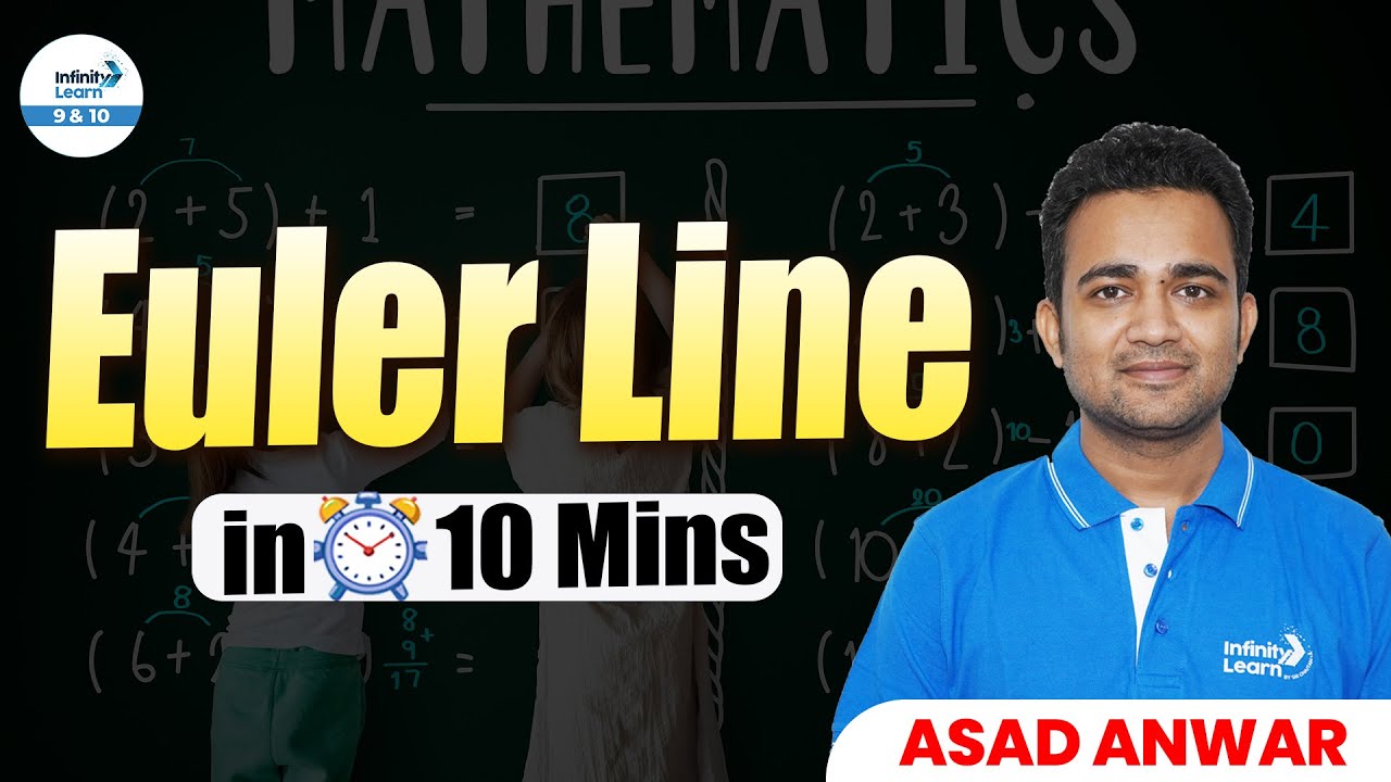 Euler Line in 10 Mins | Math Preparation | Concepts Under 10 Mins | @InfinityLearn_910