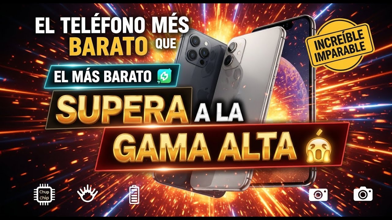 EL TELÉFONO MÁS BARATO QUE SUPERA A CUALQUIER GAMA ALTA