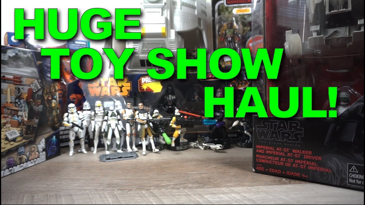 BIGGEST TOY SHOW HAUL YET! New Toledo Toy Show Action Figure Haul!