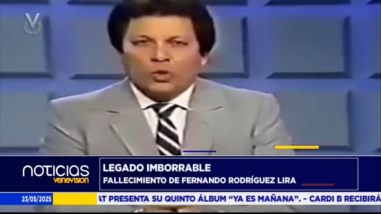 Falleci&oacute; el locutor venezolano, Fernando Rodr&iacute;guez Lira - 23 de mayo de 2025