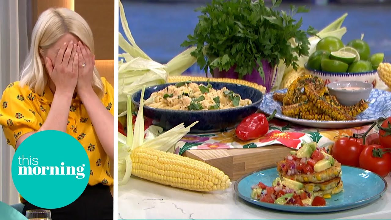 Holly's Hilarious Sweetcorn FAIL Inspires Clodagh In The Kitchen | This Morning