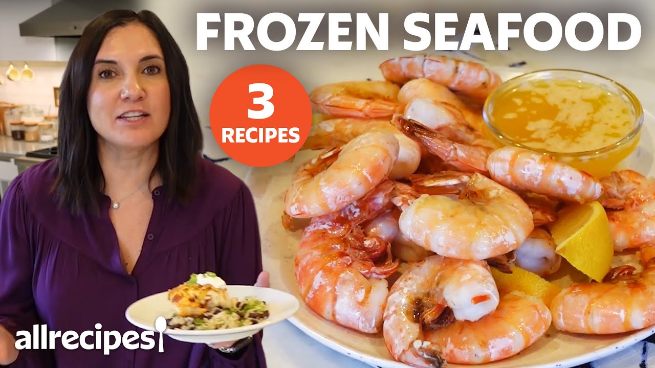 How to Cook Frozen Seafood in the Air Fryer, Oven & Stovetop (Shrimp, Salmon & Seafood Stew)