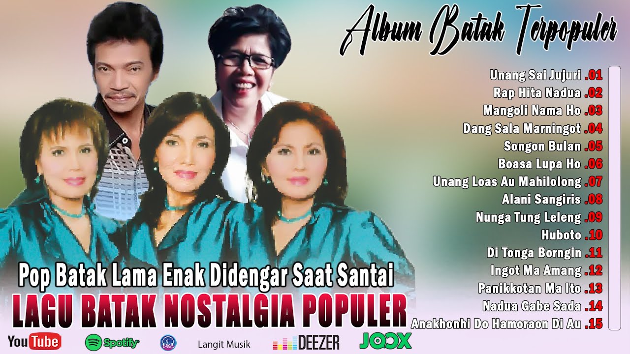 LAGU BATAK NOSTALGIA TERPOPULER || POP BATAK LAMA POPULER ENAK DIDENGAR SAAT SANTAI & KERJA