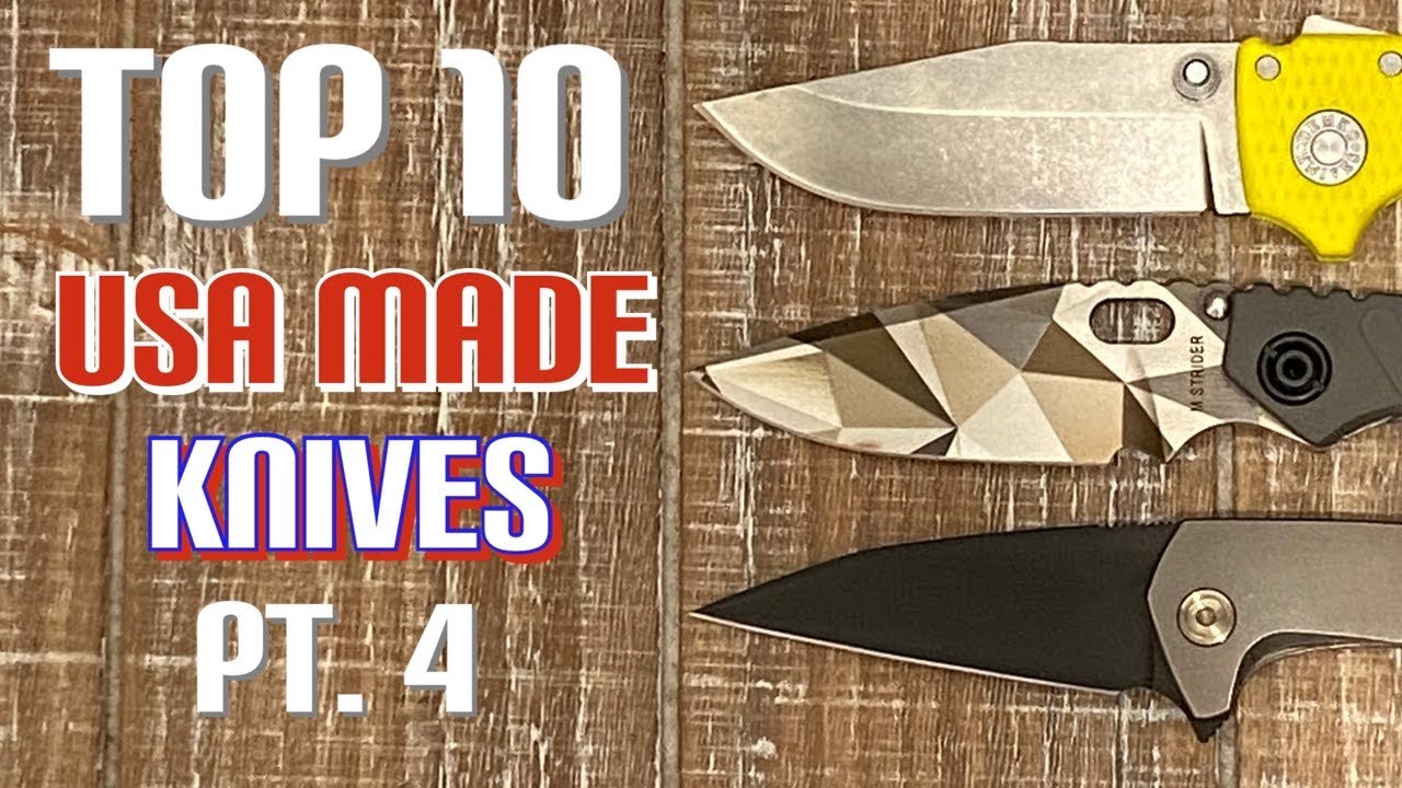 Top 10 USA 🇺🇸 Made EDC Knives in my Collection (Part 4)