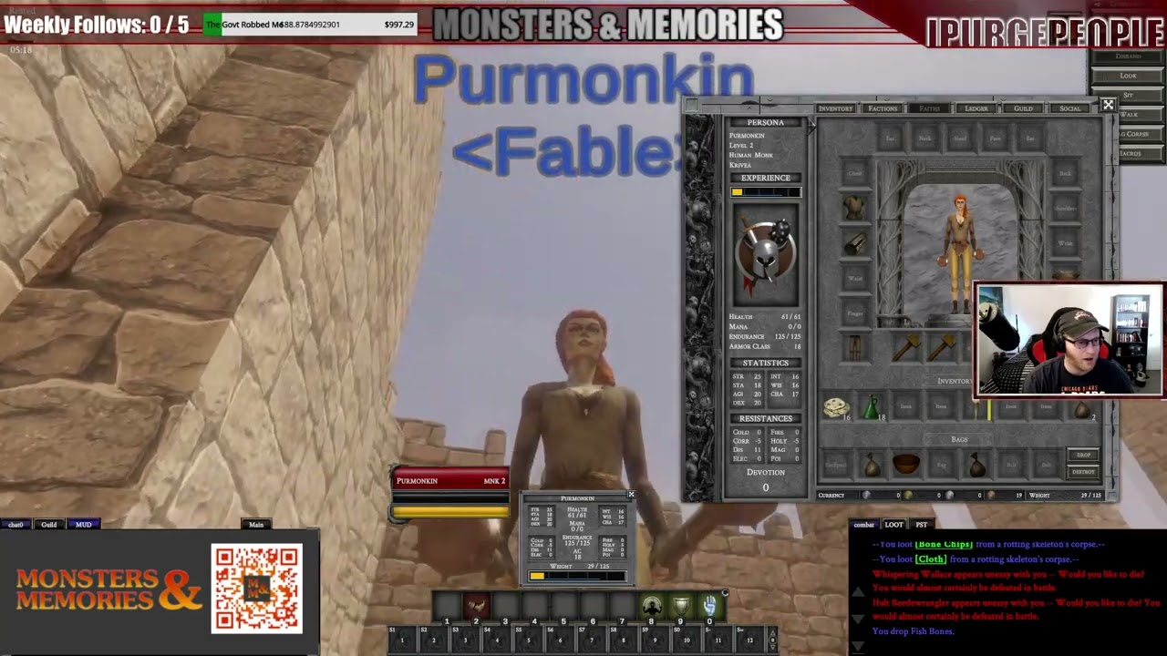 MNM ‣ 2. Purmonkin the Poor! ‣ February Playtest Day 1