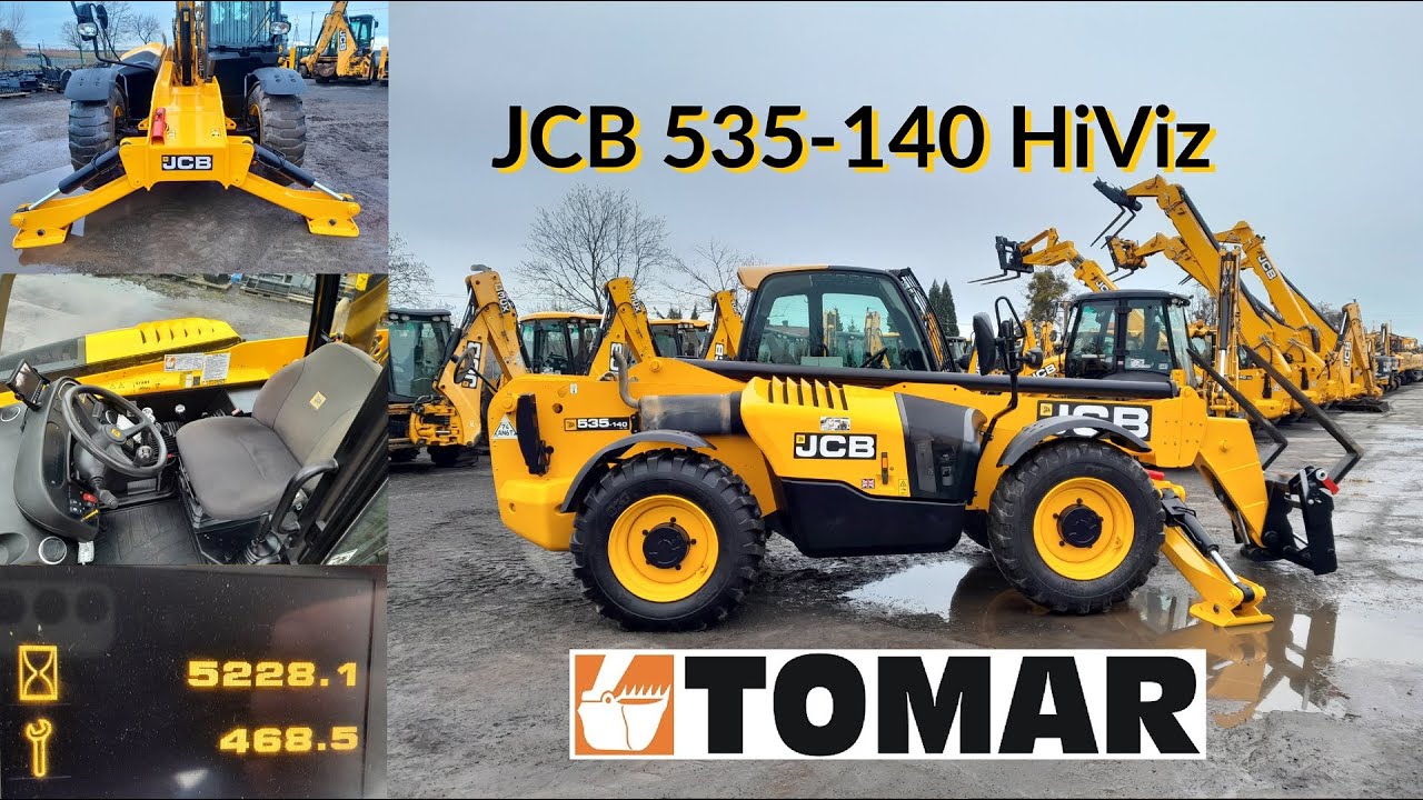 JCB 535 140 2016 rok SKU 5909 tel +48 575 316 333 forklift telehandler ładowarka teleskopowa