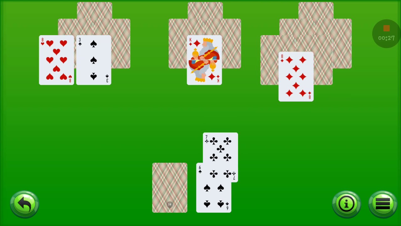 How to play Golf Solitaire