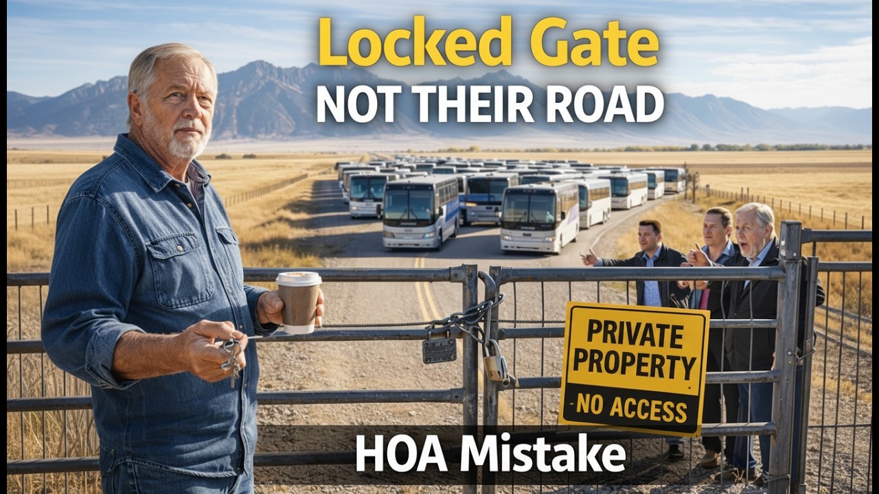HOA Tour Tries to Use My Ranch Road. I Locked the Gate