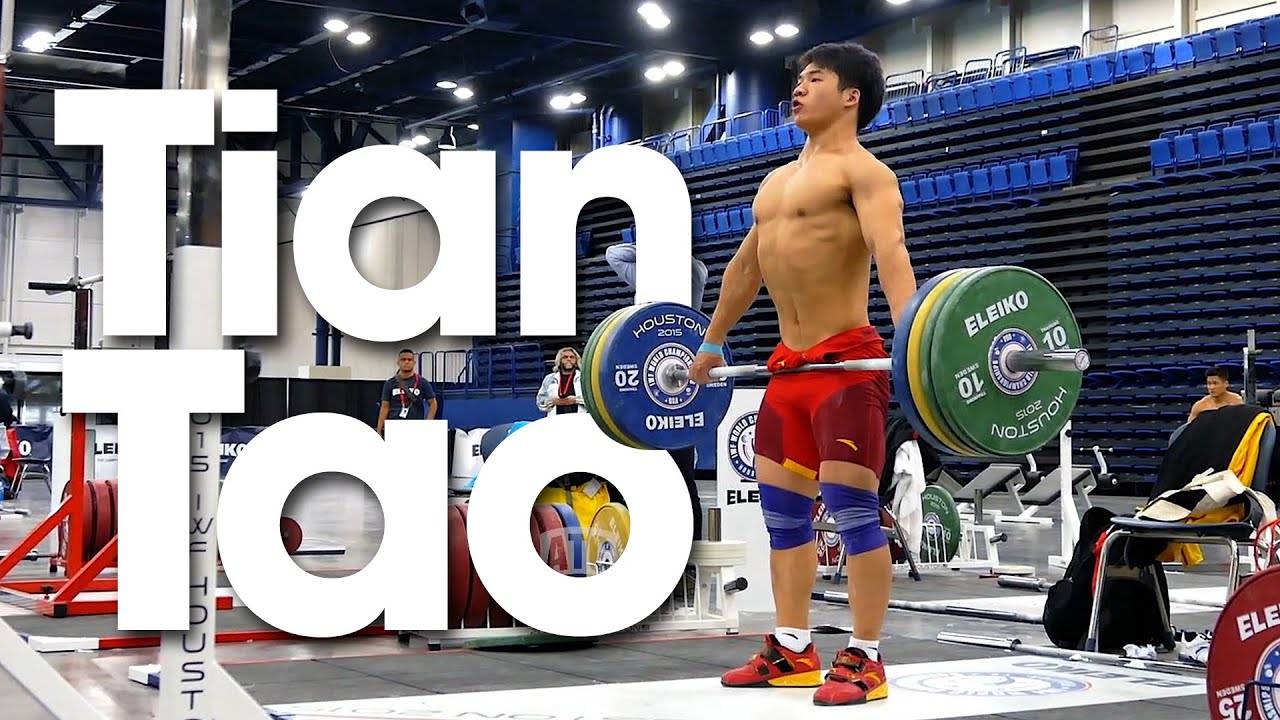 Tian Tao Trapi (Snatch Grip Upright Rows) 2015 World Weightlifting Championships