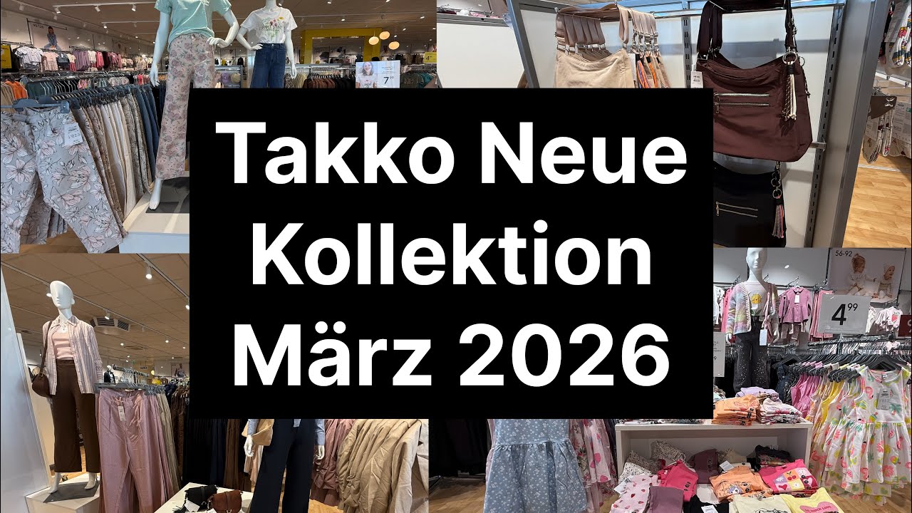 Новая коллекция Takko, март 2026 г.