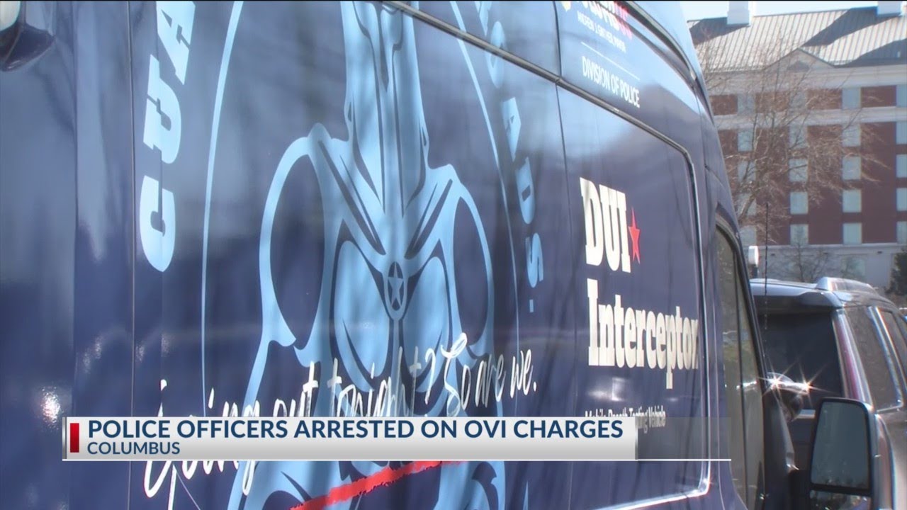 Three Columbus police officers charged with OVI