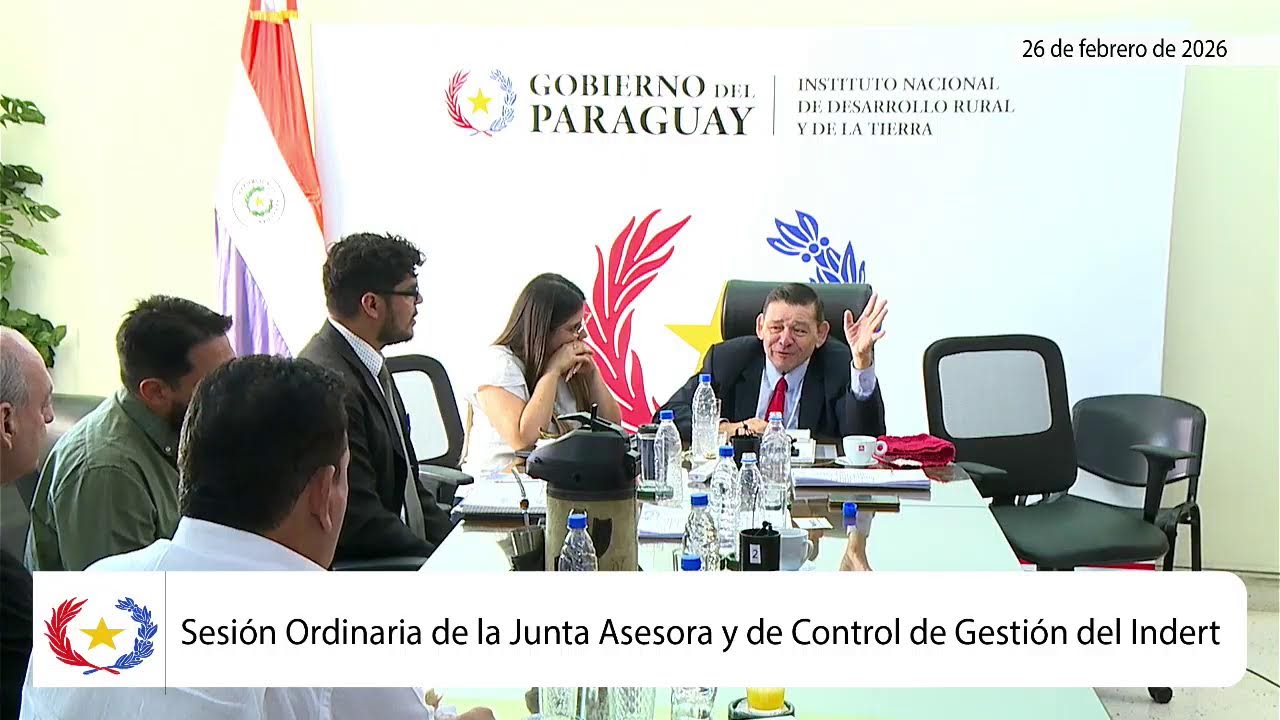 Sesión Ordinaria de la Junta Asesora y de Control de Gestión del INDERT - 26 de febrero del 2026.