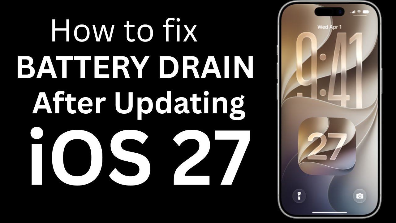Быстро садится батарея на iPhone после обновления до iOS 27 Beta? 4 простых способа решения