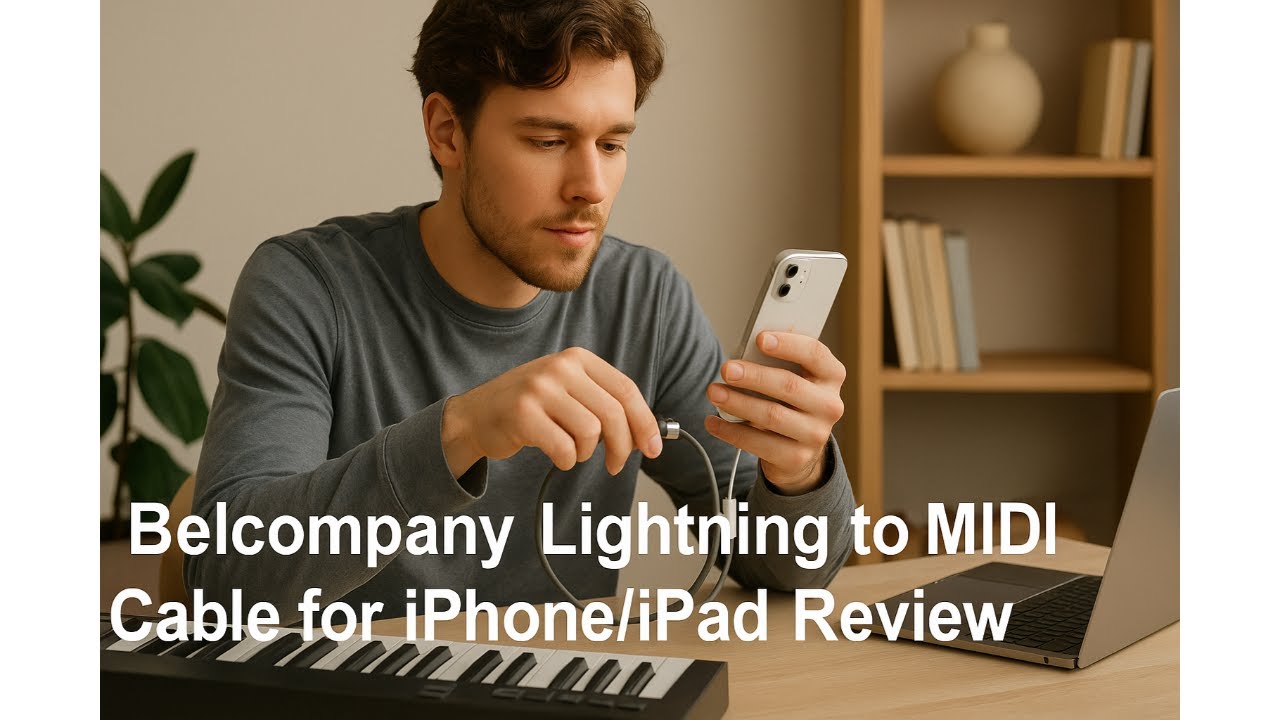 🎹 Belcompany Lightning to MIDI Cable for iPhone/iPad Review 🎹