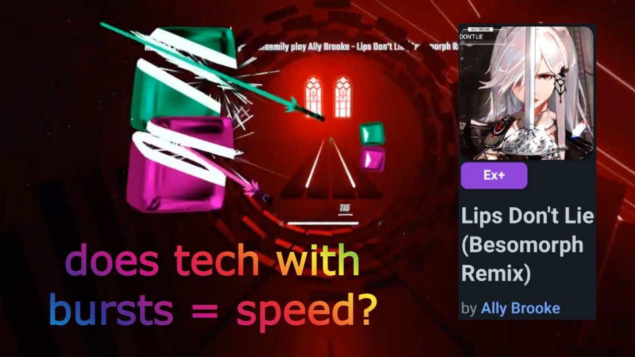 Lips Don't Lie (Besomorph Remix) by Ally Brooke | ~8-9★ | Map #3 | Beat Saber