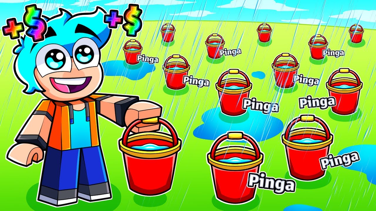 COLETEI ÁGUA pra FICAR RICO no Roblox