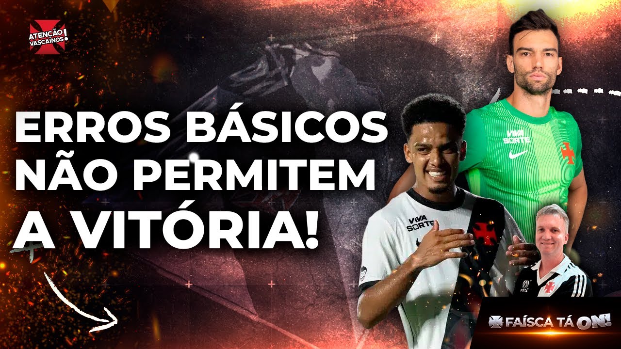 VASCO TEM RENDIMENTO E NÃO TEM RESULTADO! ATÉ QUANDO O INDIVIDUAL VAI SABOTAR O COLETIVO?