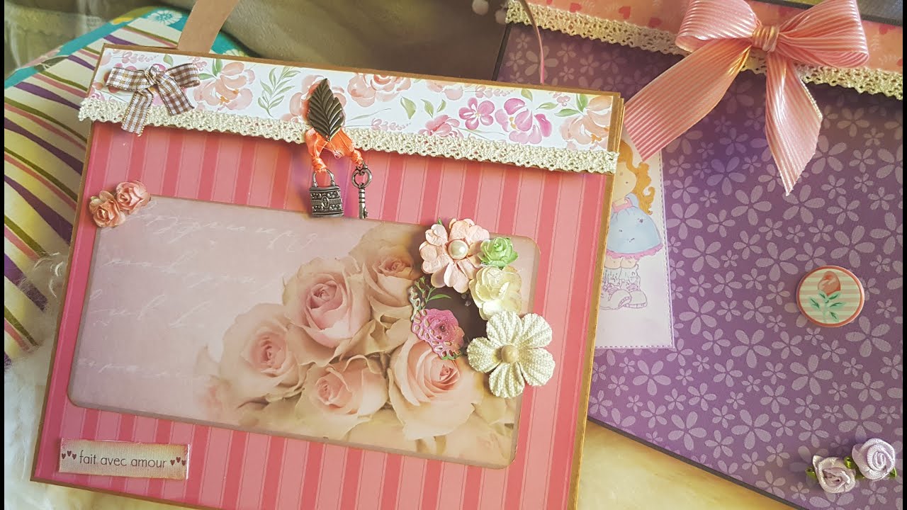 tuto facile, valisette grand format #scrapbooking #tutofacile