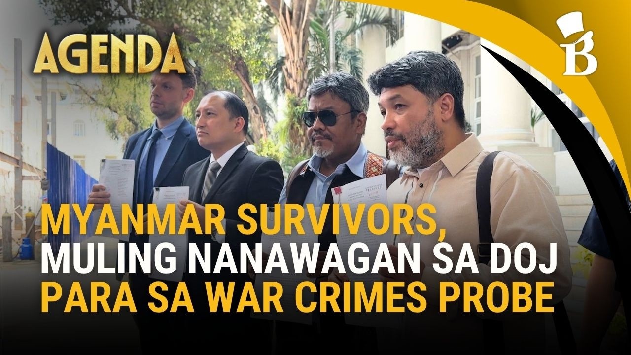 Myanmar survivors, muling nanawagan sa DOJ para sa war crimes probe | Agenda