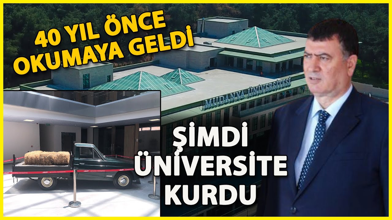 Ailesiyle 40 Yıl Önce Saman Yüklü Kamyonetle Geldiği Bursa'ya, Üniversite Kurdu