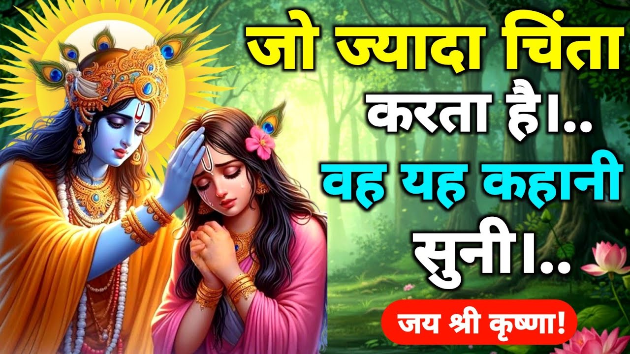 जो लोग ज्यादा चिंता करते हैं।Shree krishna best motivationalspeech #bhagwargeeta 