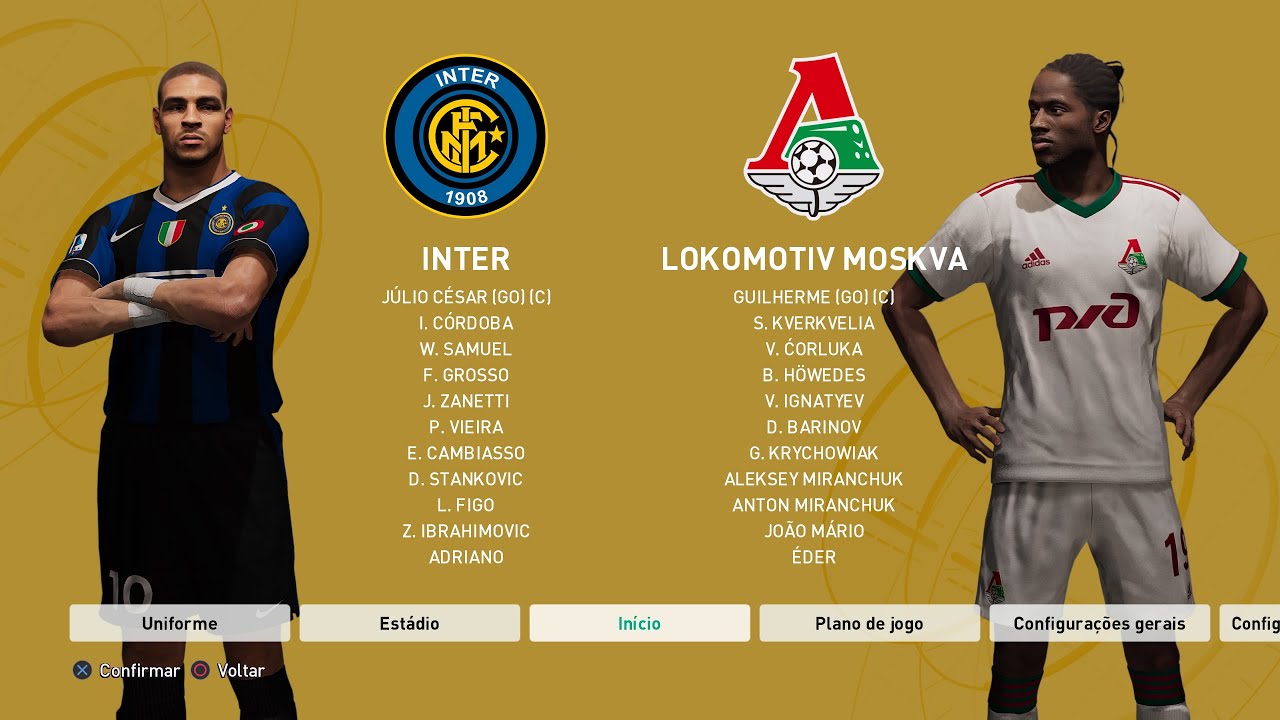 Pro Evolution Soccer 6 Remake Season 2006-2007: INTER x LOKOMOTIV MOSKVA #ps5 #gameplay #pes6