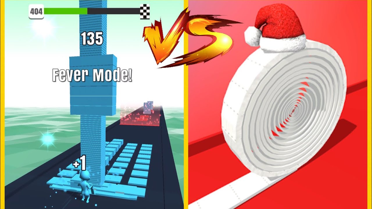 Stack Colors Vs Brick Builder : Gameplay Walkthrough Part 2 - Level 1-9999 All Level (iOS, Android)