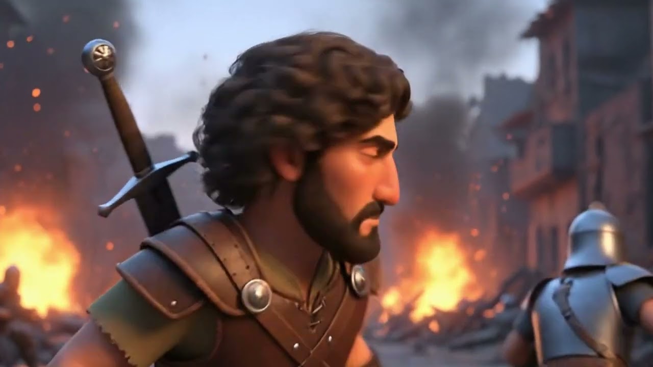 The Raid on Ziklag &mdash; And How God Helped David Win! | The Story of Ziklag for Kids | Christian Baby