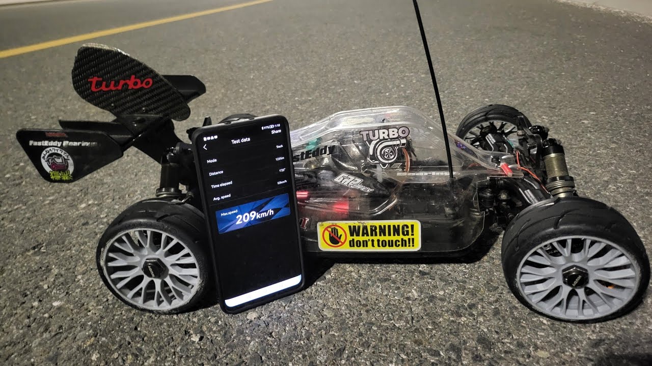 test and tune  team xray xb8e start run 2:50 sec