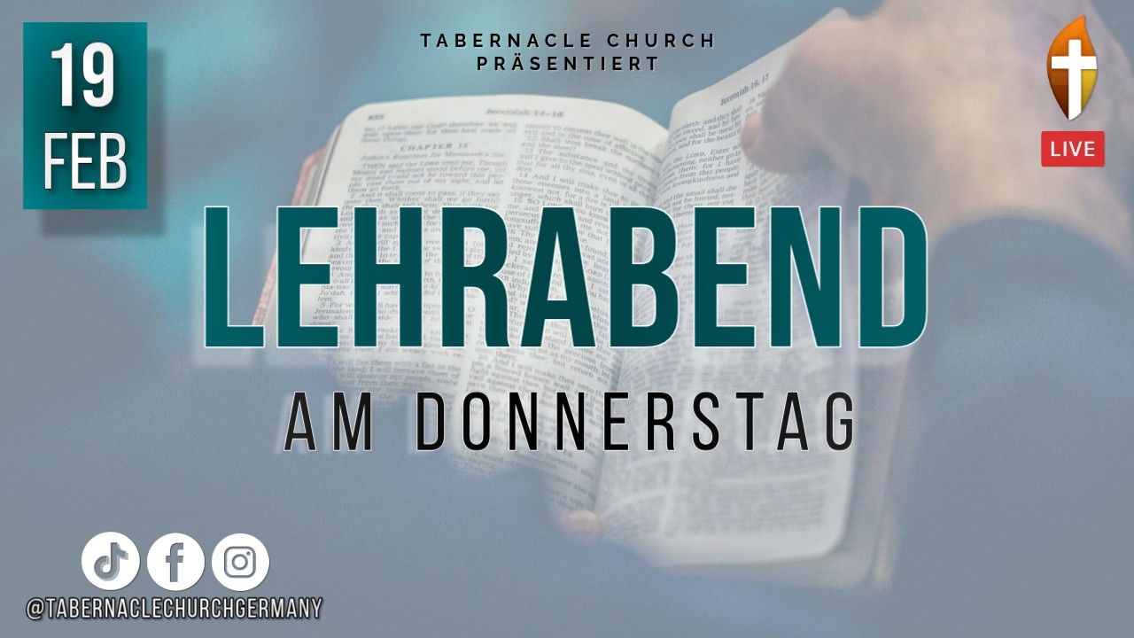 Kraftvoller Gottesdienst am Abend vollständig in Mannheim, Deutschland – 19. Februar 2026 LIVE