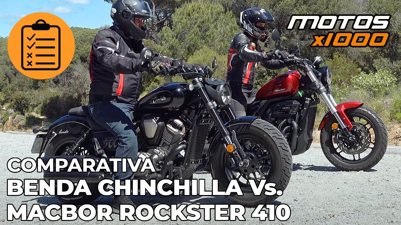 ¡Batalla custom! BENDA CHINCHILLA y MACBOR ROCKSTER 410 cara a cara | Motosx1000