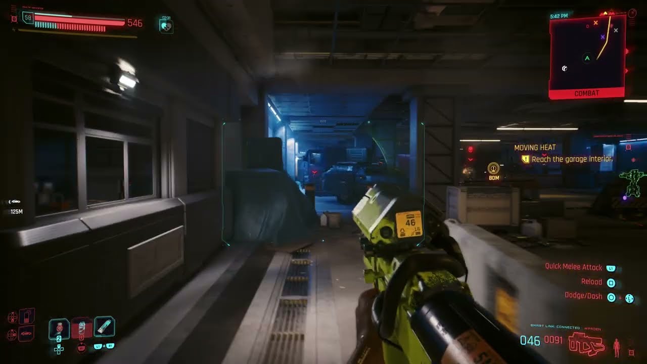Cyberpunk 2077: Phantom Liberty - Moving Heat: Ashley Texts: Reach Garage and Neutralize All Enemies