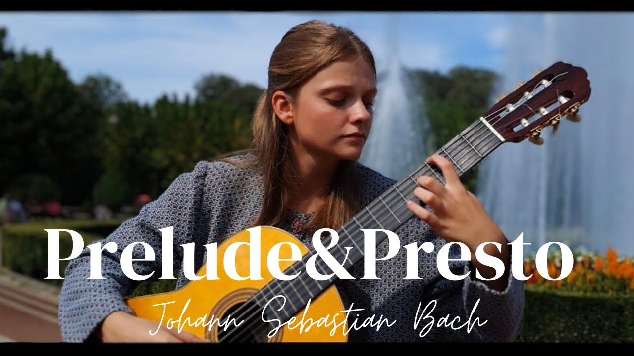 Prelude & Presto BWV 996 - J. S. Bach performed by Andjela Misic