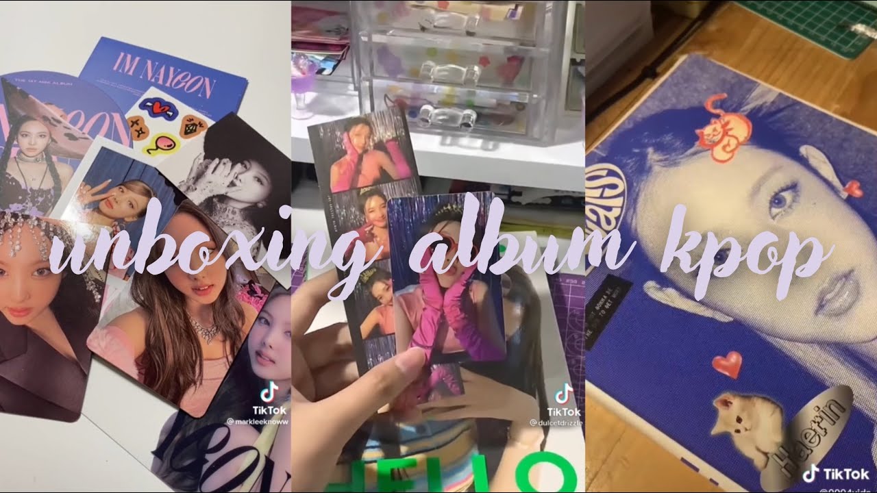 unboxing album kpop ♡︎💌 || tiktok compilation 🗯