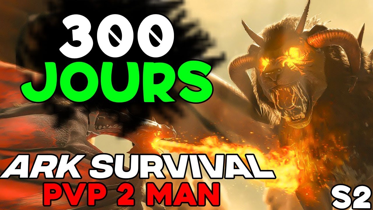 Survivre 300 Jours en PVP sur Ionix 2Man ... Voici ce qu'il s'est passé ARK PVP - Saison 2 EP 3 FIN