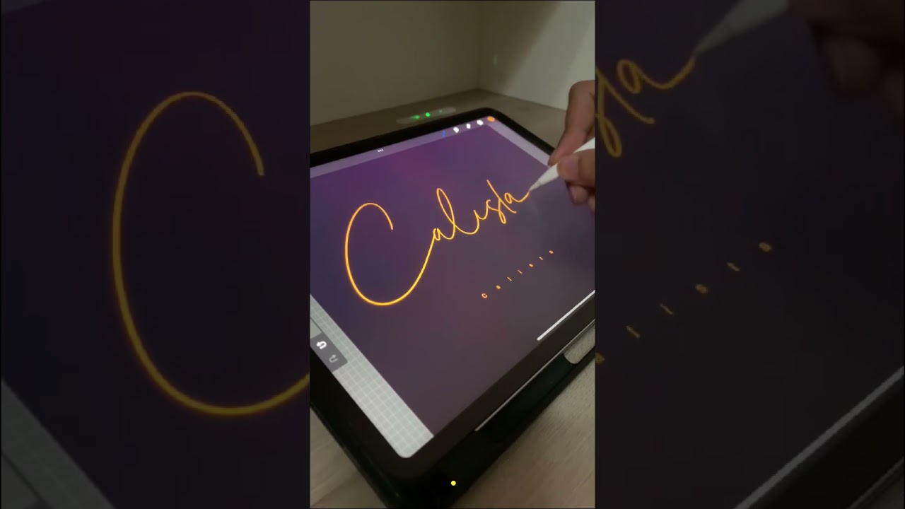 Siganture design #signaturestyle #procreate #lettering #ipad #logo #customlogo #handlettering #font