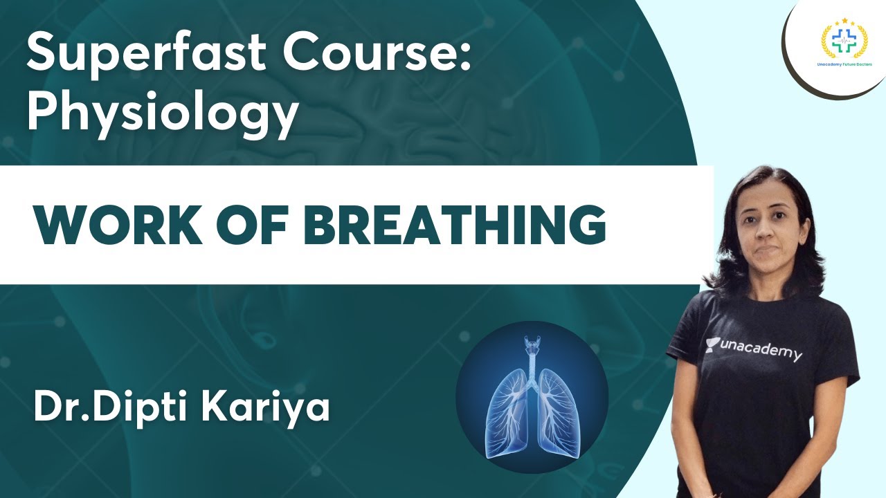 Work of Breathing | Superfast Course Physiology | Unacademy Future Doctors| Dr.Dipti Kariya