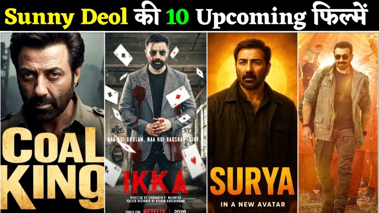 10 Upcoming Biggest Films Of Sunny Deol After Border 2 💥 Sunny deol Big Lineups Of Movies 👑