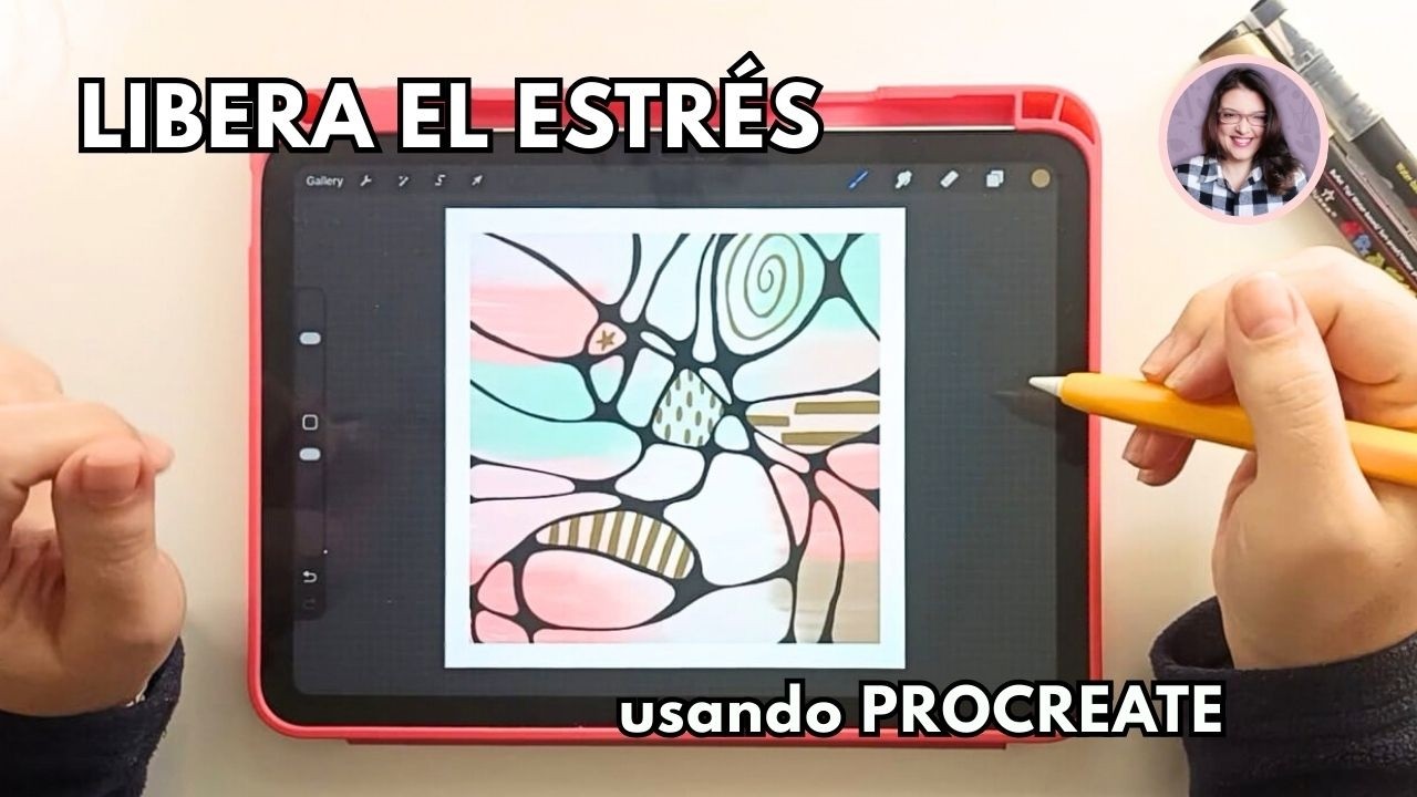 ARTE NEUROGRÁFICO en PROCREATE: Guía Paso a Paso para Relajar tu Mente con iPad